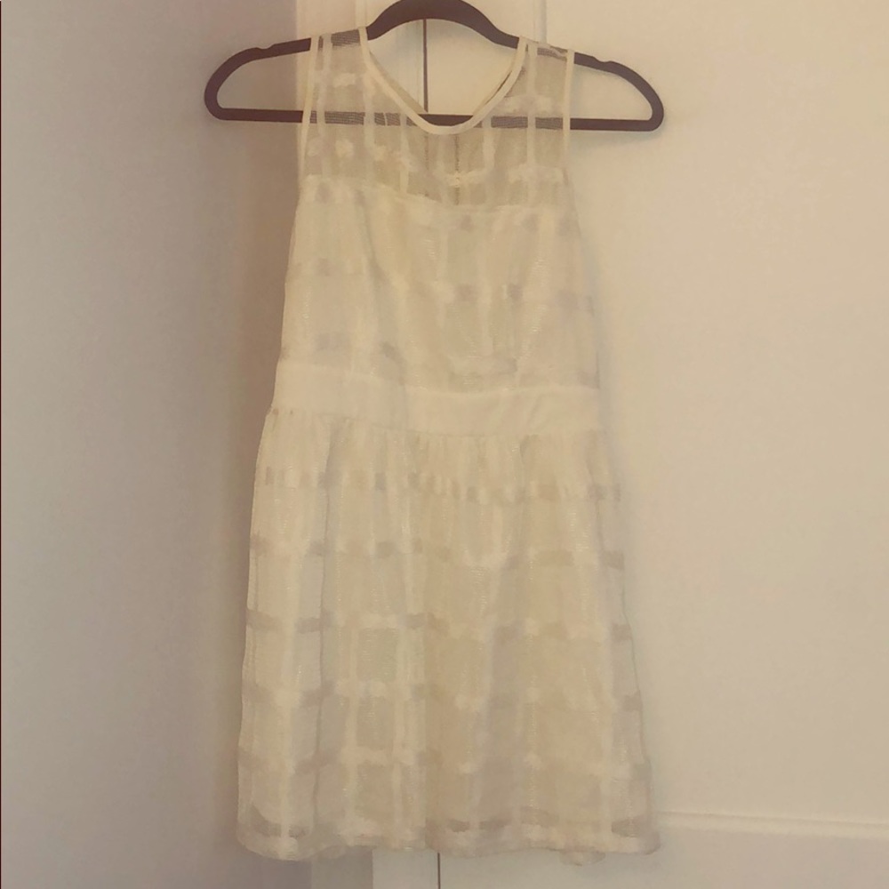 Finn & clover white dress size L